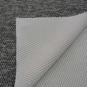 Tissu de vêtement de mariage de haute qualité, en polaire éponge, teint en masse, polyester, filé en anneau, extensible, écologique, poids moyen, tricoté, 100% - Product Image 1