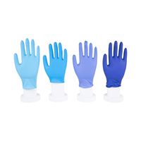 Guantes De vinilo De Pvc desechables industriales transparentes, negros y rojos, sin polvo, para blanquear los dientes multiusos