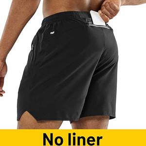 <b>Men's</b> 3 Inch Athletic Running <b>Shorts</b> with Brief Liner Quick Dry Gym Active Workout Lined <b>Shorts</b> with Zipper Pocket - Product Image 2