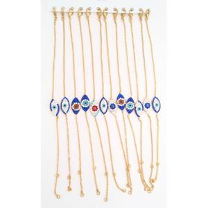 Bracelet de chaîne Evil Eye Diamètre 1,8 cm - Product Image 2