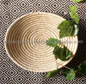 Décoration murale artisanale en corde de papier de jonc de mer, design simple, artisanat bohème pour la maison, décoration suspendue pour la chambre, artisanat suspendu en bambou - Product Image 2