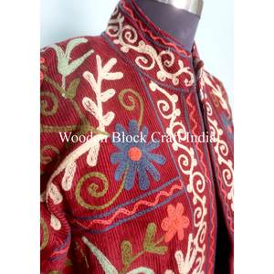 Chaquetas de Lana Tejidas con Bordado Personalizado, Relleno de Algodón, Artesanía Artesanal, Resistentes al Viento, Multicolores - Product Image 3