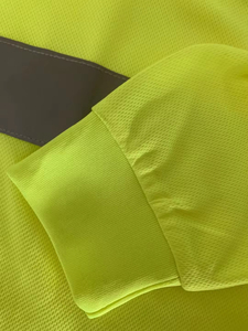 Camiseta de Seguridad de Manga Larga, Transpirable, de Malla, Reflectante, para Trabajo en Construcción y Protección Industrial - Product Image 5
