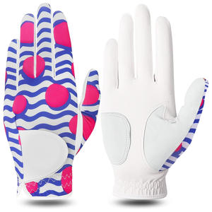 Gants de golf de luxe Cabretta avec impression de logo personnalisée broderie et emballage d'étiquette personnalisée pour les cadeaux ou la vente au détail - Product Image 1