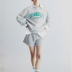 Sudadera de mujer con hombros descubiertos personalizada nueva al por mayor sudadera informal de manga larga con cuello ancho y hombros descubiertos sudadera de mujer con estampado de logotipo personalizado - Product Image 2