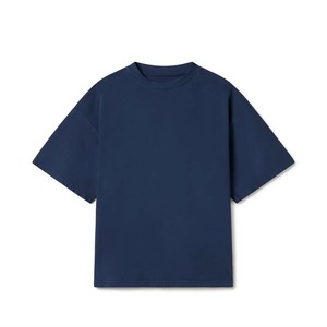 เสื้อยืดผ้าฝ้ายสำหรับผู้ชายรุ่นเฮฟวี่เวตไหล่ตกไซส์ใหญ่คอกลมทรงหลวมสไตล์ไฮสตรีท - Product Image 5