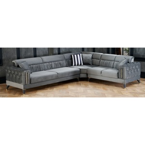 Chesterfield-sofá esquinero Convertible para sala de estar, muebles de lujo con función de langosta para Hotel, venta directa de fábrica - Product Image 6