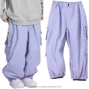 Unisex Waterproof Windproof Breathable Snowboarding Ski <b>Pants</b> Zipper Plus Size Baggy Design Printed Low MOQ 10,000mm - Product Image 5