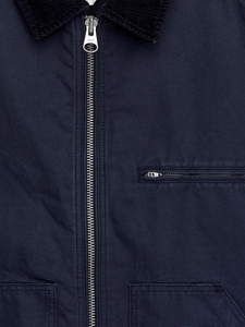 Veste en daim vintage sur mesure de haute qualité, streetwear, grande taille, fermeture éclair, veste courte, veste de travail lourde pour hommes - Product Image 5