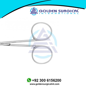 Tijeras para ojos Anillos grandes Micro tijeras rectas Ojo oftálmico Instrumentos quirúrgicos personalizados - Product Image 3