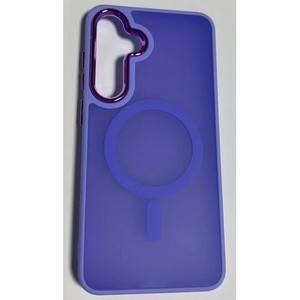 เคสใส Samsung Galaxy S25 2025 Samsung Galaxy S24 2024 พร้อมวงแหวนแม่เหล็ก สีม่วง - Product Image 1
