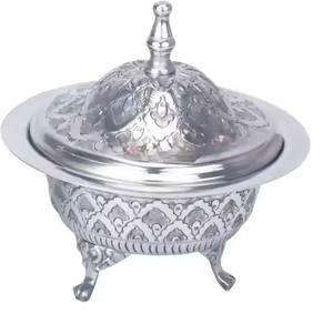 <b>Silver</b> Color Kitchenware <b>Bowl</b> for Hotel Decorative Latest Arrival Date <b>Bowl</b> Attractive Design Dry Fruit Storage <b>Bowl</b> - Product Image 5