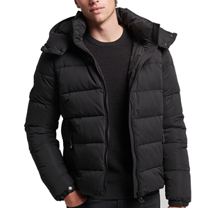 Veste matelassée personnalisée de style décontracté coupe-vent haute performance avec logo personnalisé pour vêtements pour hommes - Product Image 1