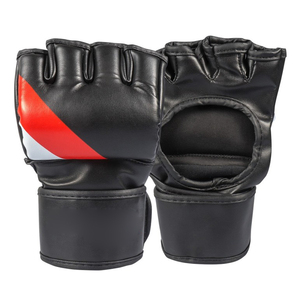 Guantes Mma de cuero de vaca real Muay Thai Saco de boxeo Mma Guantes de medio dedo Guantes DE BOXEO - Product Image 4