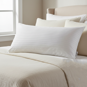 Almohada de Plumas de Lujo con Firmeza Perfecta, Calidad de Hotel, Forma Rectangular, Duradera, Transpirable, Comodidad para Dormir para Cualquier Dormilón - Product Image 2