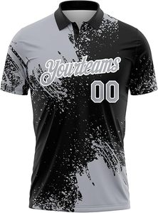 เสื้อโปโลพรีเมี่ยมแบบปรับแต่งได้พอดีกับชุดกีฬาระบายอากาศสำหรับผู้ชายที่สมบูรณ์แบบสำหรับกิจกรรมในคลับและการใช้งานในองค์กร - Product Image 4
