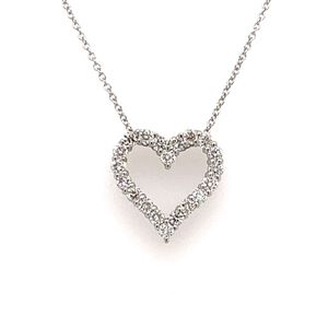 สร้อยคออินเทรนด์จี้ทองแท้14 KT รูปหัวใจตามธรรมชาติสำหรับเจ้าสาวของขวัญใช้จี้เพชรเครื่องประดับแฟชั่น - Product Image 1