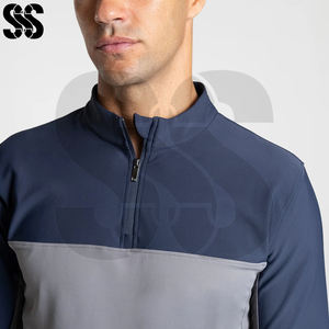 Chemise de base pour l'équitation masculine, multi-sports, entraînement équestre, séchage rapide, anti-odeur, coupe ajustée, vêtements d'équitation en plein air - Product Image 6