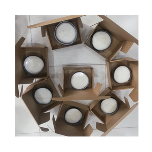 เทียนทรงกะลามะพร้าวแบบถ้วยพร้อมแหล่งกำเนิดคริสตัล99 GD - Product Image 5