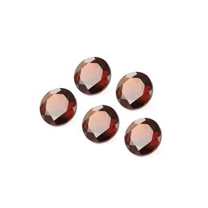 พลอยโกเมนโมซัมบิกธรรมชาติคุณภาพสูง ทรงกลม สีแดง ได้รับการรับรองจากผู้ตรวจสอบบุคคลที่สาม ผ่านการเคลือบแว็กซ์/น้ำมัน สำหรับทำเครื่องประดับ - Product Image 4