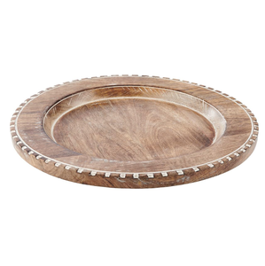 Placas Cargador De Madera Mango Con Menaje Y Restaurantes Para Bodas Hoteles Mesa Con Tamaños De 13 Pulgadas - Product Image 2