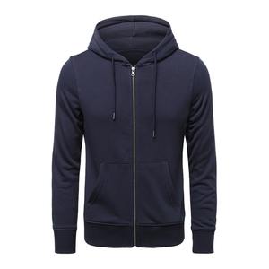 Ventes en gros de sweats à capuche personnalisés 100% coton respirant à fermeture éclair, écologiques, coupe-vent, sweats à capuche d'hiver pour hommes - Product Image 3