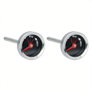 Termómetros de carne analógicos Alpine, paquete doble, tipo dial de acero inoxidable, para asar y cocinar - Product Image 3