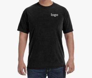 T-shirt manches courtes tailles personnalisées T-shirt unisexe de haute qualité avec broderie et logo personnalisé T-shirt vierge T-shirt à col rond lourd disponible - Product Image 6