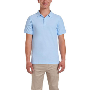 Polo de golf de alta calidad para hombre, diseño de impresión personalizado, mezcla de algodón y poliéster suave, patrón sólido, tela de Jersey - Product Image 1