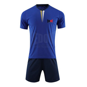 Tenue d'entraînement OEM pour le football, uniforme à manches courtes - 100% polyester respirant, séchage rapide, léger, couleurs et logo personnalisables - Product Image 1