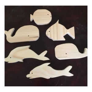 Vente en gros au meilleur prix de poisson en bois tenture murale objets de décoration poissons colorés pour événement poisson en bois de couleur sûre en acrylique - Product Image 6