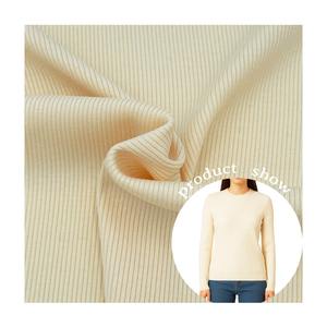 Vente flash Tissu côtelé en RAYON/COTON pour vêtements de yoga et de sport - Product Image 1