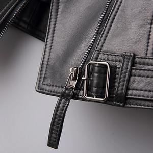 Wholesale High Quality Women Leather Jacket Made With High Quality Original Leather <b>Zipper</b> Jacket - Product Image 4