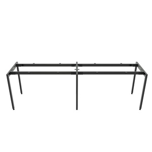 Table compacte 240x60cm pour 2 personnes, design minimaliste, en contreplaqué avec revêtement mélaminé, pieds élégants HBSL013 - Product Image 6