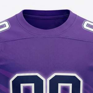 Uniforme de Fútbol Americano de Talla Grande, Color Personalizado, Calidad Premium, Ropa Deportiva de Alto Rendimiento, 100% Poliéster - Product Image 4