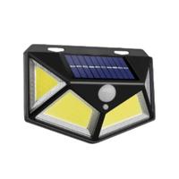 Lampe murale solaire LED Premium à triple face avec capteur de mouvement, étanche, pour extérieur et jardin, haute luminosité