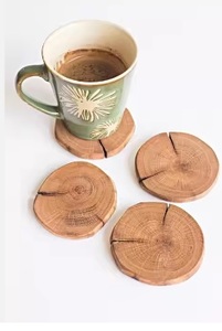 Posavasos de madera natural al por mayor, posavasos multiusos de forma única, esteras y almohadillas de la mejor calidad a bajo precio - Product Image 3