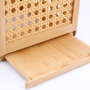 Caja de pañuelos de bambú y ratán, caja de pañuelos de bambú hecha a mano, decoración natural ecológica para el hogar y la Mesa, venta al por mayor de Vietnam - Product Image 2
