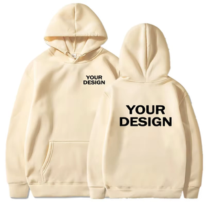 Sudaderas con capucha con estampado personalizado de hombro caído para hombre y mujer, ropa informal holgada, sudaderas con capucha de Color sólido, ropa de calle con personalidad de manga larga con capucha - Product Image 5