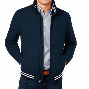 แจ็คเก็ตบอมเบอร์มอเตอร์ไซค์กันลมสำหรับฤดูหนาว ปี 2022 ดีไซน์ใหม่ ผลิตตามสั่ง คุณภาพสูง ผ้าสแปนเด็กซ์/ใยไผ่ สไตล์นักศึกษา - Product Image 1