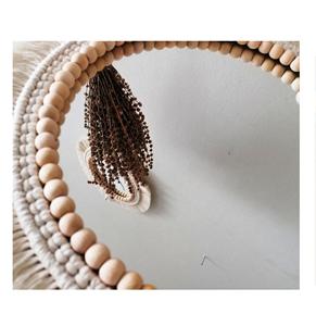 Compre guirnalda de cuentas de madera natural extra gruesa Cuentas de madera de colores personalizadas en forma y tamaño Entrega rápida desde la India - Product Image 4