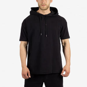 Sweats à capuche pour hommes personnalisés 100% coton éponge française broderie tissée lourde soleil délavé à l'acide fermeture éclair délavée - Product Image 6