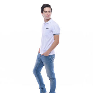 Camiseta Ultifresh Casual de Alto Rendimiento, Minimalista, Bordada, con Estampado Tejido, Antiarrugas, Ecológica, Mezcla de Algodón y Poliéster, Cuello Redondo - Product Image 4