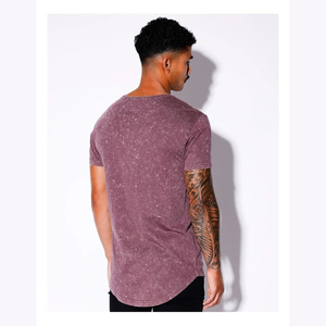T-shirts en coton 100% lourd, respirants, coupe ajustée, écologiques, col rond, lavés, de haute qualité, manches courtes - Product Image 6