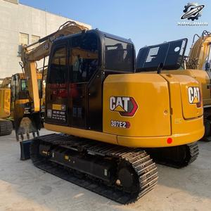Mini-excavatrice sur chenilles d'occasion CAT307E2, 7 tonnes, godet de 0,33 m³, marque japonaise d'origine, petite excavatrice de chantier, faible nombre d'heures, certifiée CE - Product Image 4
