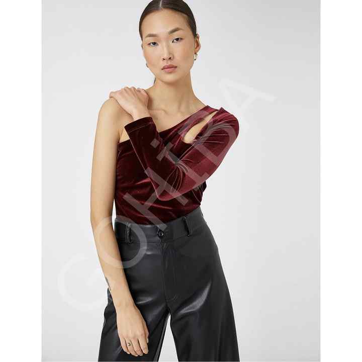 Women's Velvet Blouse