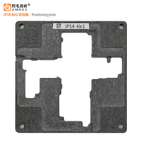 Kit de pochoirs BGA pour reballing de carte mère iPhone X à 17 Pro Max, plateforme de reballing à chauffage direct pour couche intermédiaire