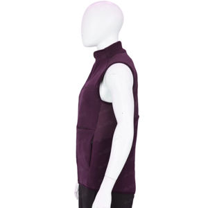 Conjunto de uniforme para trabajadores sanitarios, chaqueta moderna sin mangas con cuello levantado para hospitales, conjunto de uniforme cálido, pantalones para correr - Product Image 4