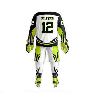 Servicio OEM 2025 Jerseys personalizados Sublimated Team Uniform Set 2025 Ropa deportiva bordada para hockey sobre hielo - Product Image 3