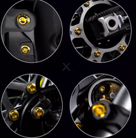 Kit de vis et boulons en titane CNC Torx GR5 TC4 pour Sur-Ron Ultra Bee, pièces de performance pour Surron Ultra Bee.